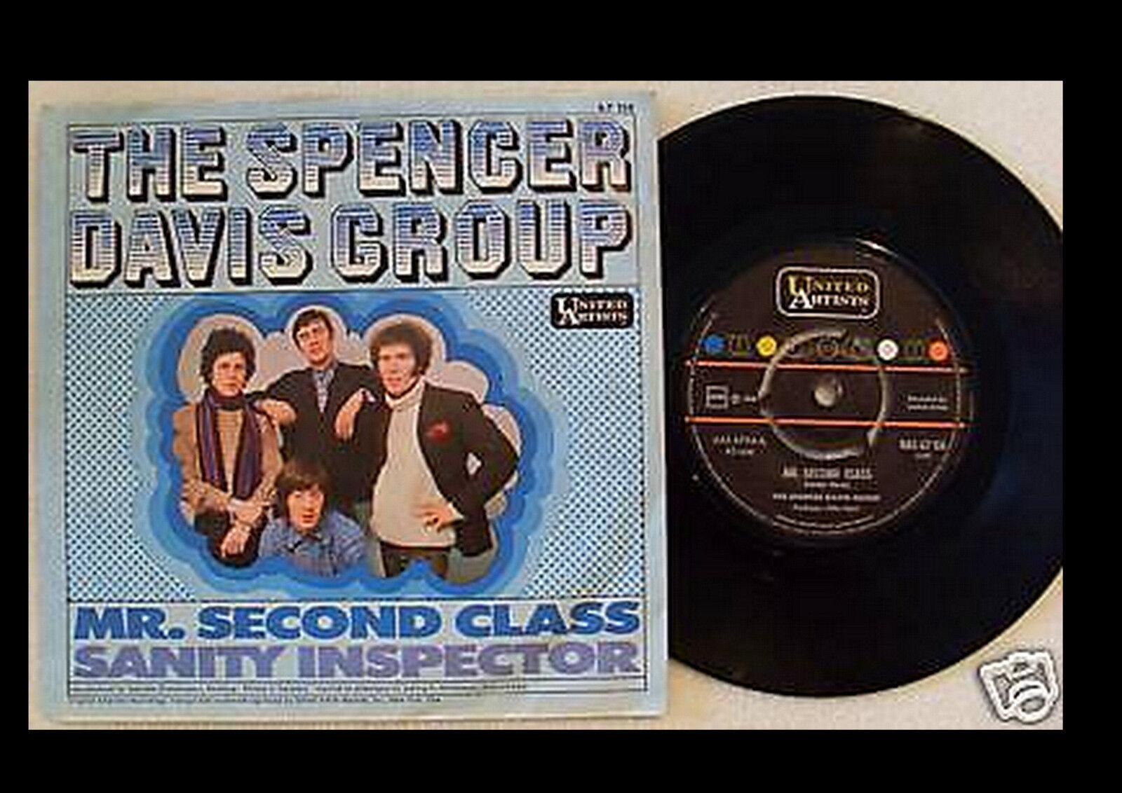 THE SPENCER DAVIS GROUP MR SECOND CLASS  SANITY NORWAY 45+PS 1968 MOD FREAKBEAT