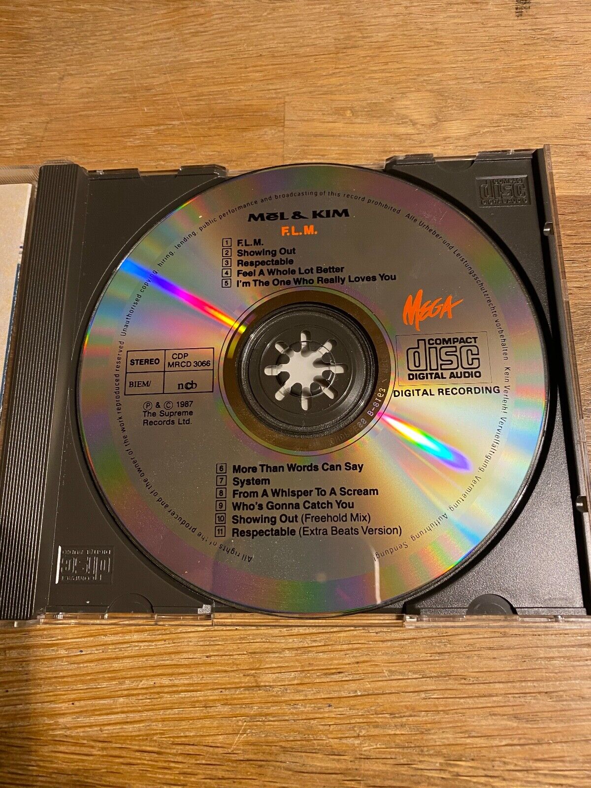 MEL  KIM "FLM" 11 TRACK 1987 CD ALBUM MEGA RECORDS WITH 2 12" REMIXES RARE**