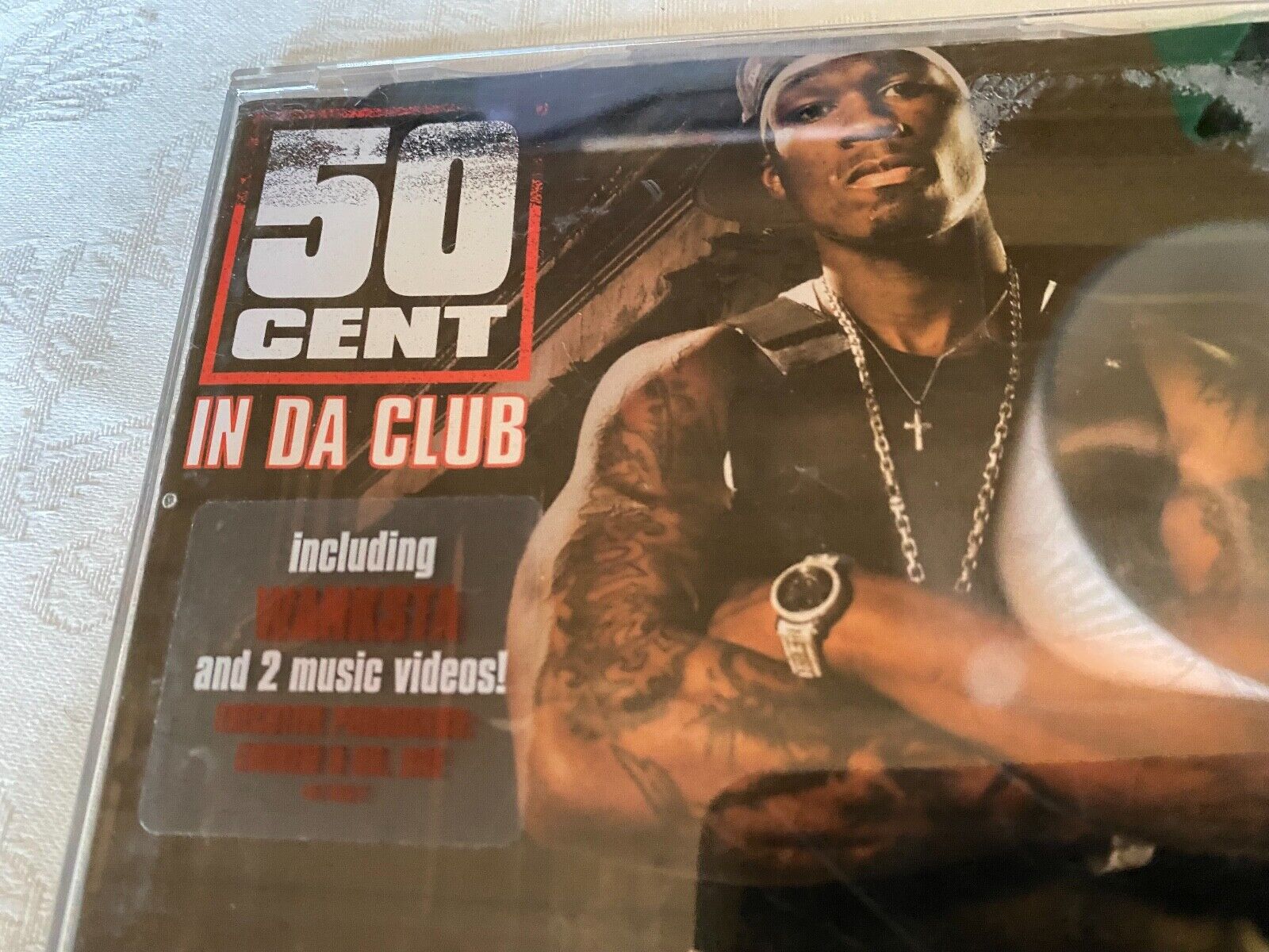 50 CENT "IN DA CLUB" 3 AUDIO  2 VIDEO TRACK 2003 CD SINGLE SHADY RECORDS ENHANC