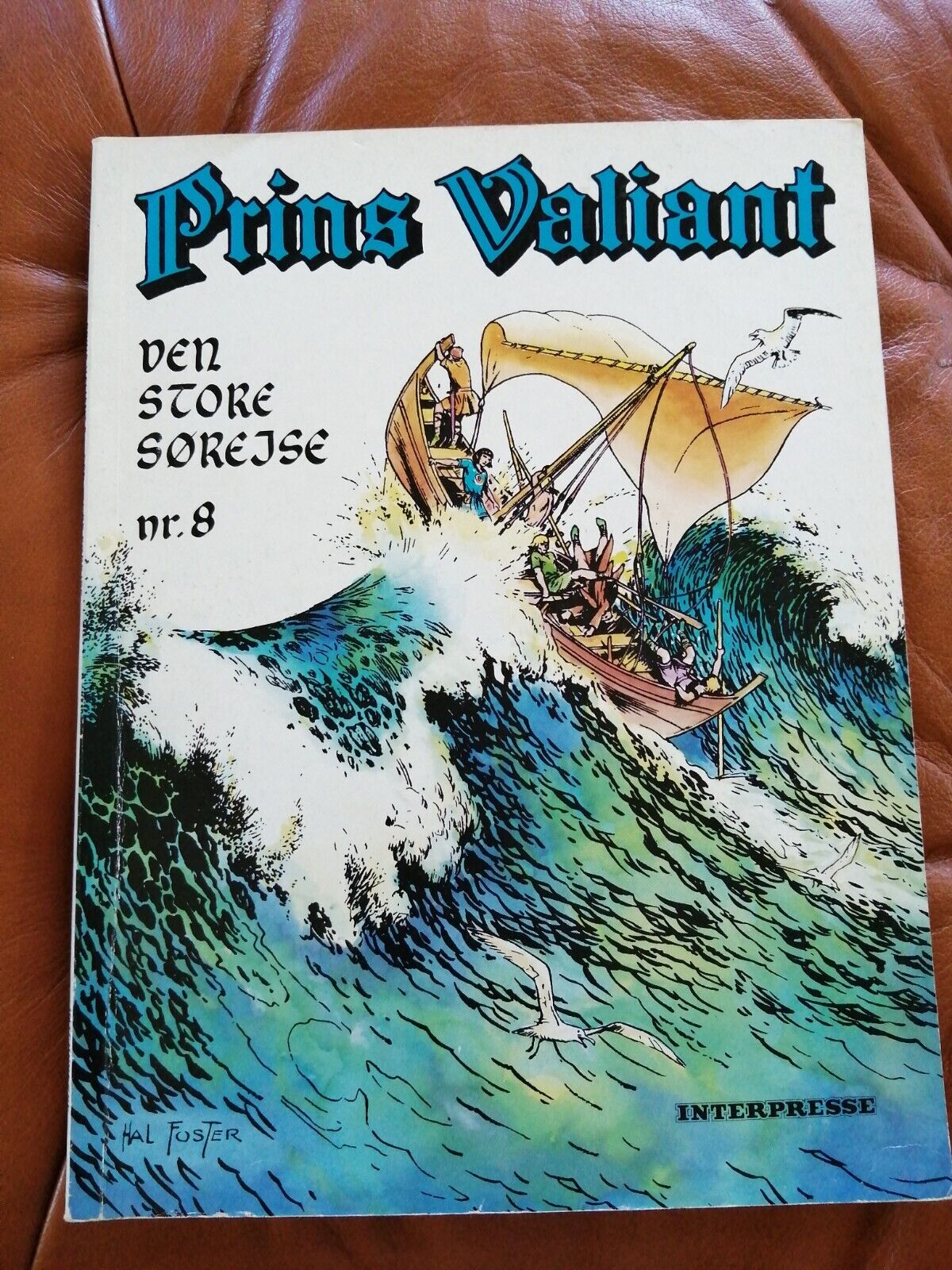 Danish comic book"Prins ValiantDen store sørejse" N0 8Harold RFoster1976