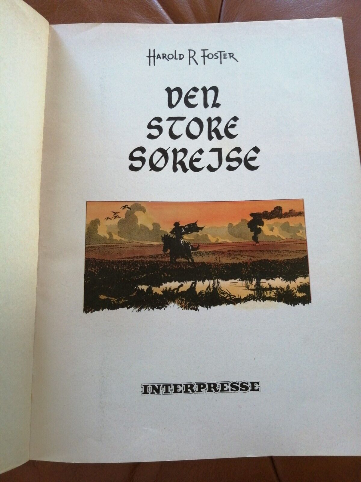 Danish comic book"Prins ValiantDen store sørejse" N0 8Harold RFoster1976