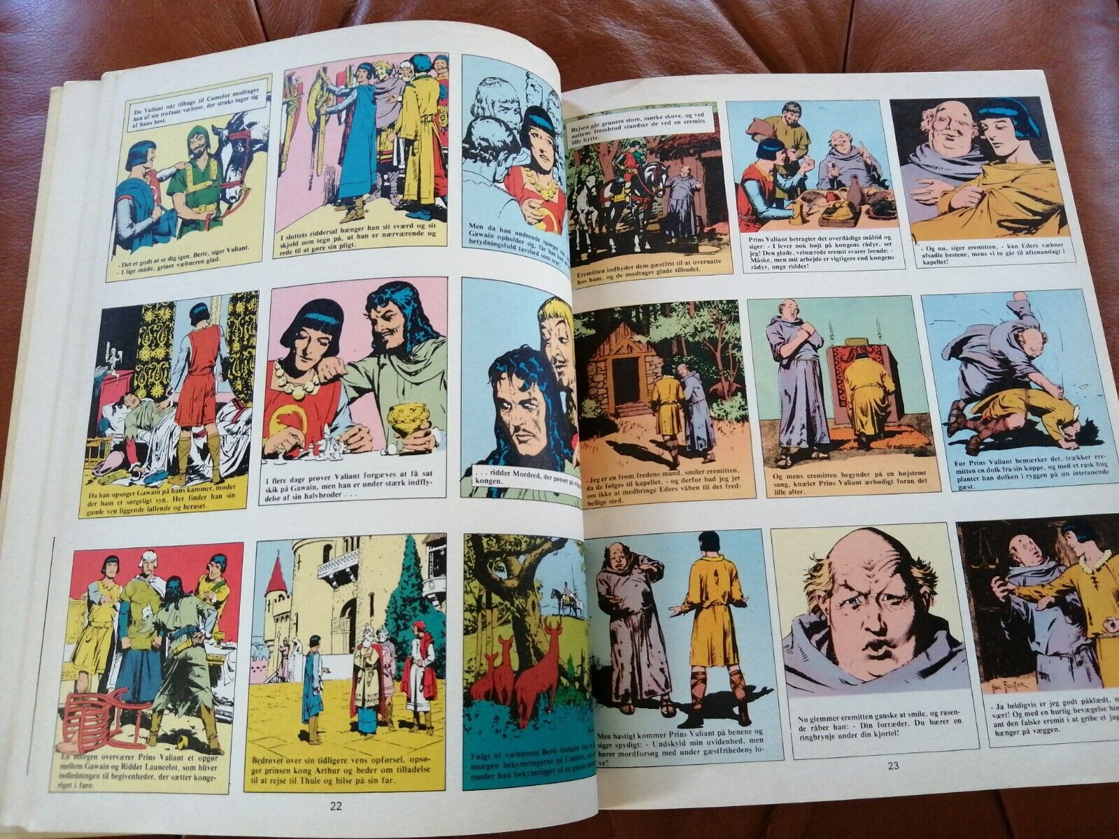 Danish comic book"Prins ValiantDen store sørejse" N0 8Harold RFoster1976