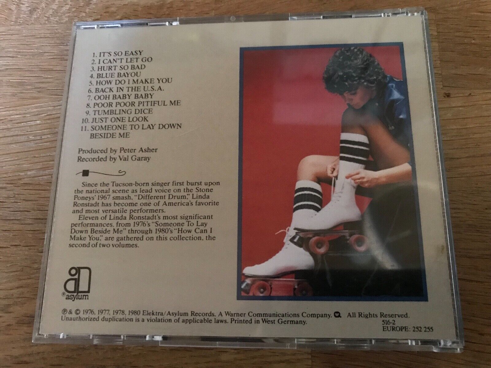 LINDA RONSTADT GREATEST HITS VOLUME II 1980 CD 11 TRACKS ASYLUM RECORDS 1 PRESS