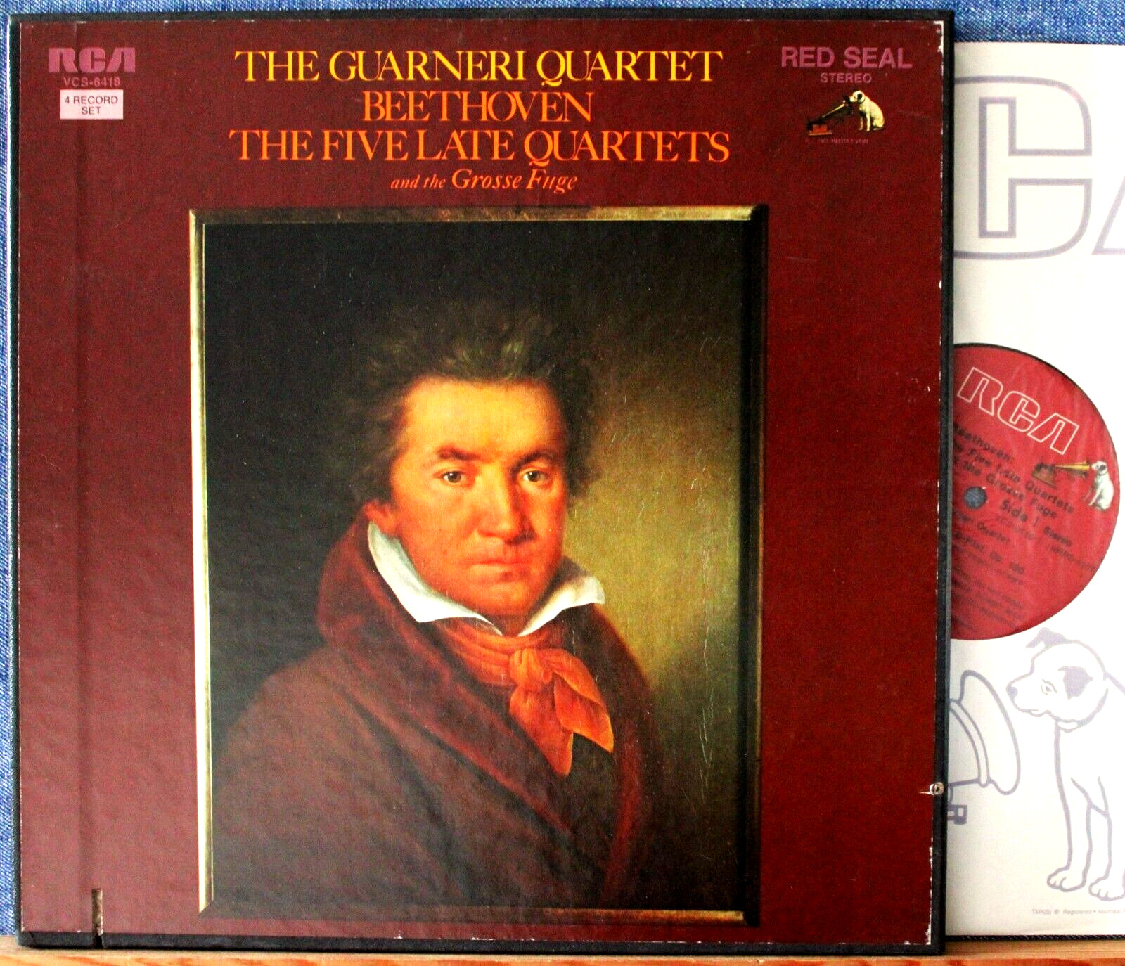 Guarneri SQ Beethoven (Late quartets) RCA VCS-6418 Box (4) NM