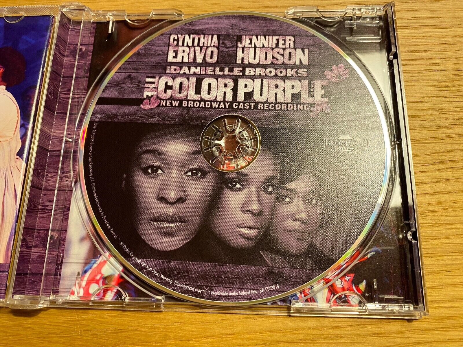 "THE COLOR PURPLE" BROADWAY CAST RECORDING 2016 CD ALBUM 26 TRACKS RECORDS USA