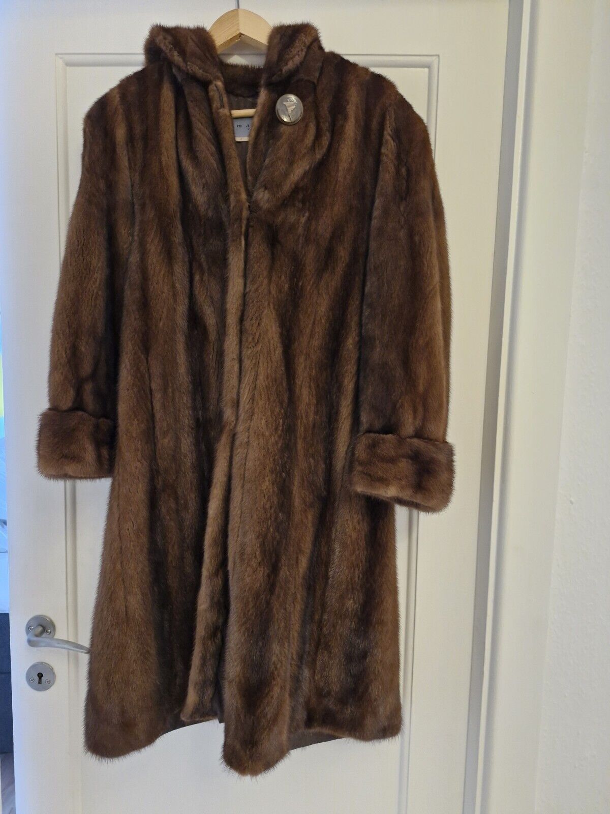 MANAKAS Frankfurt Natural mink coat size 36