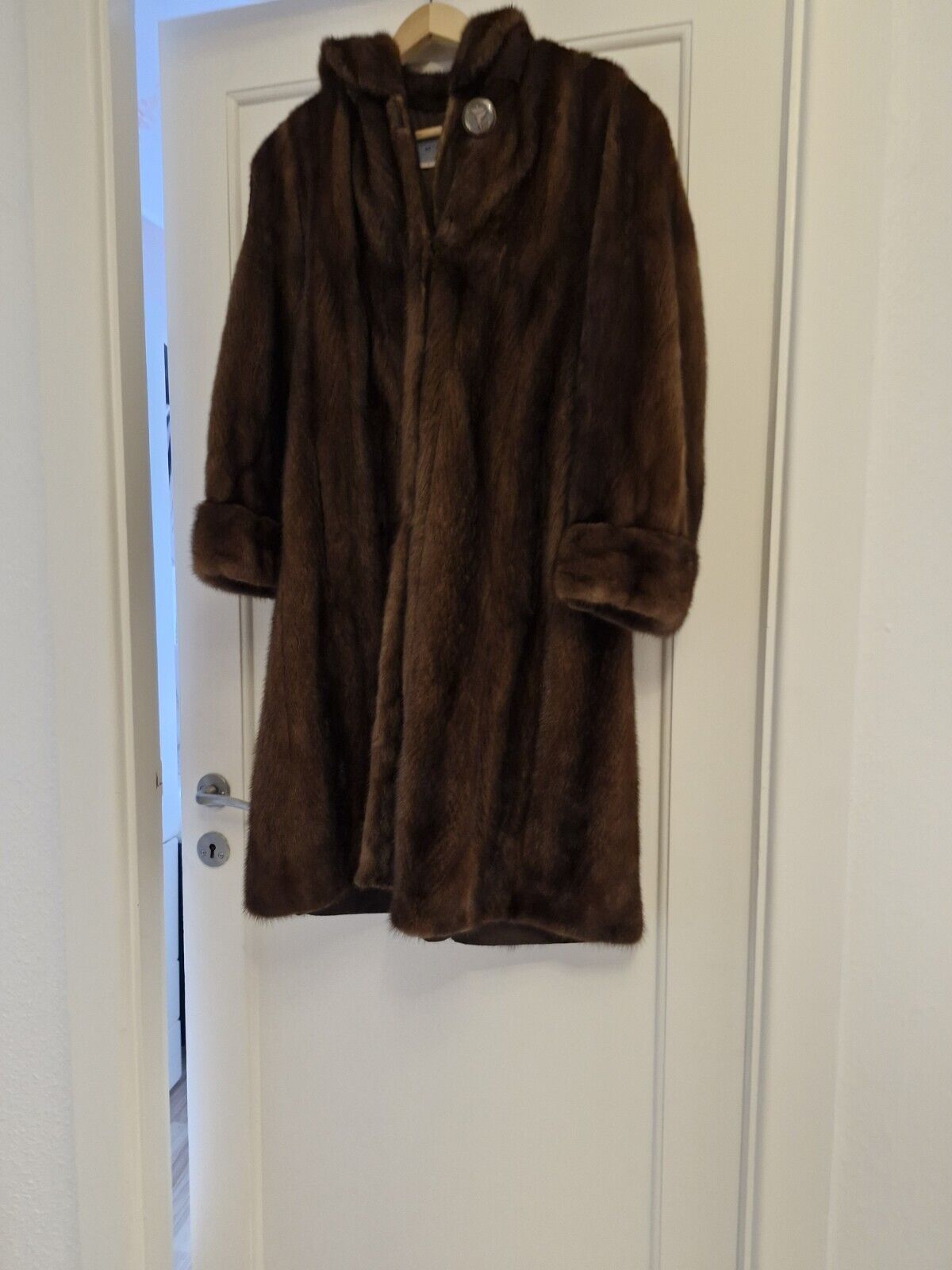 MANAKAS Frankfurt Natural mink coat size 36