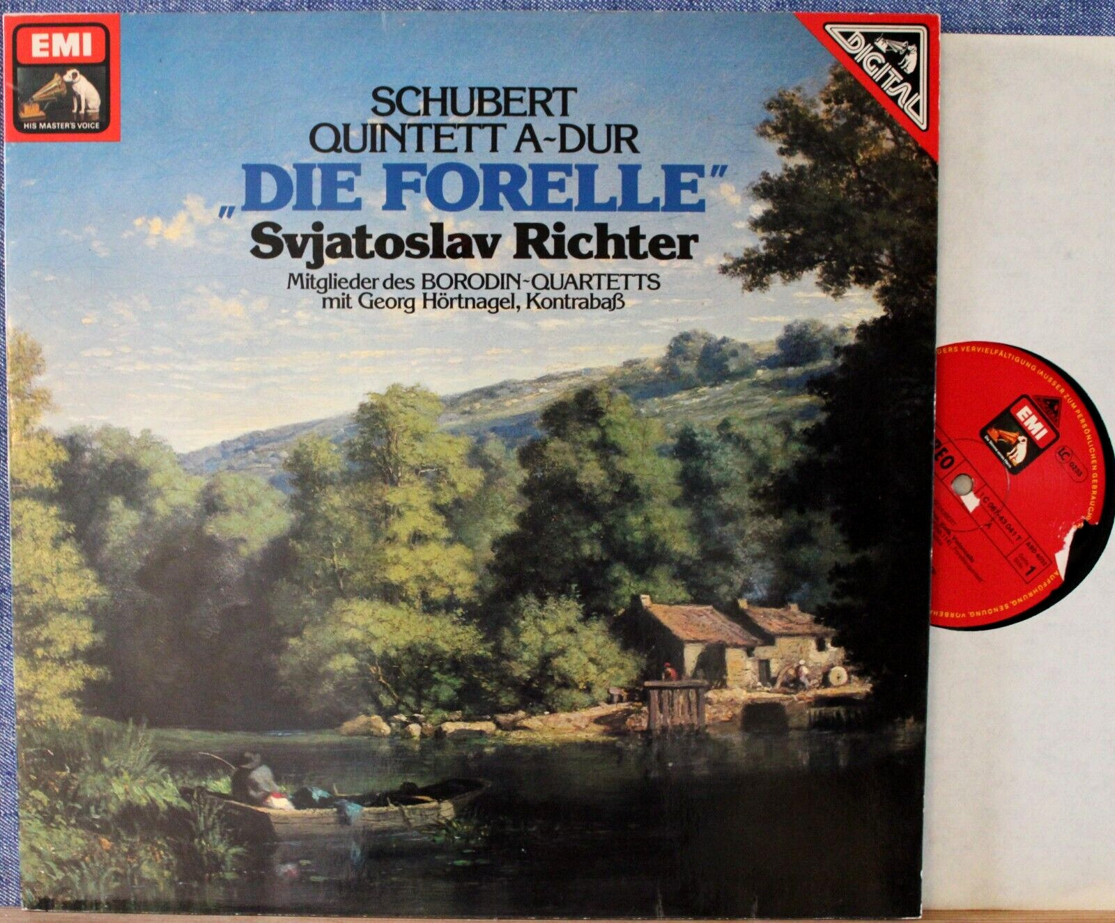 Richter; Borodin SQ Schubert (Piano quintet) EMI 067-43 041 dig NM