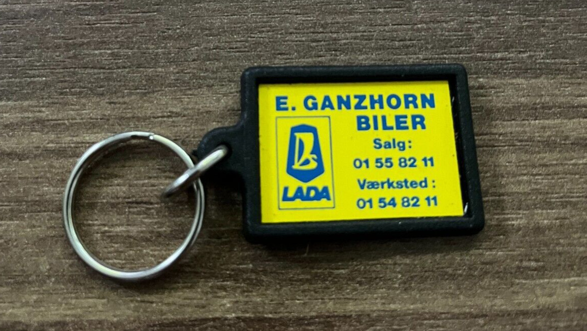 Vintage Lada E Ganzhorn Danish Car Dealership Memorabilia 1980s