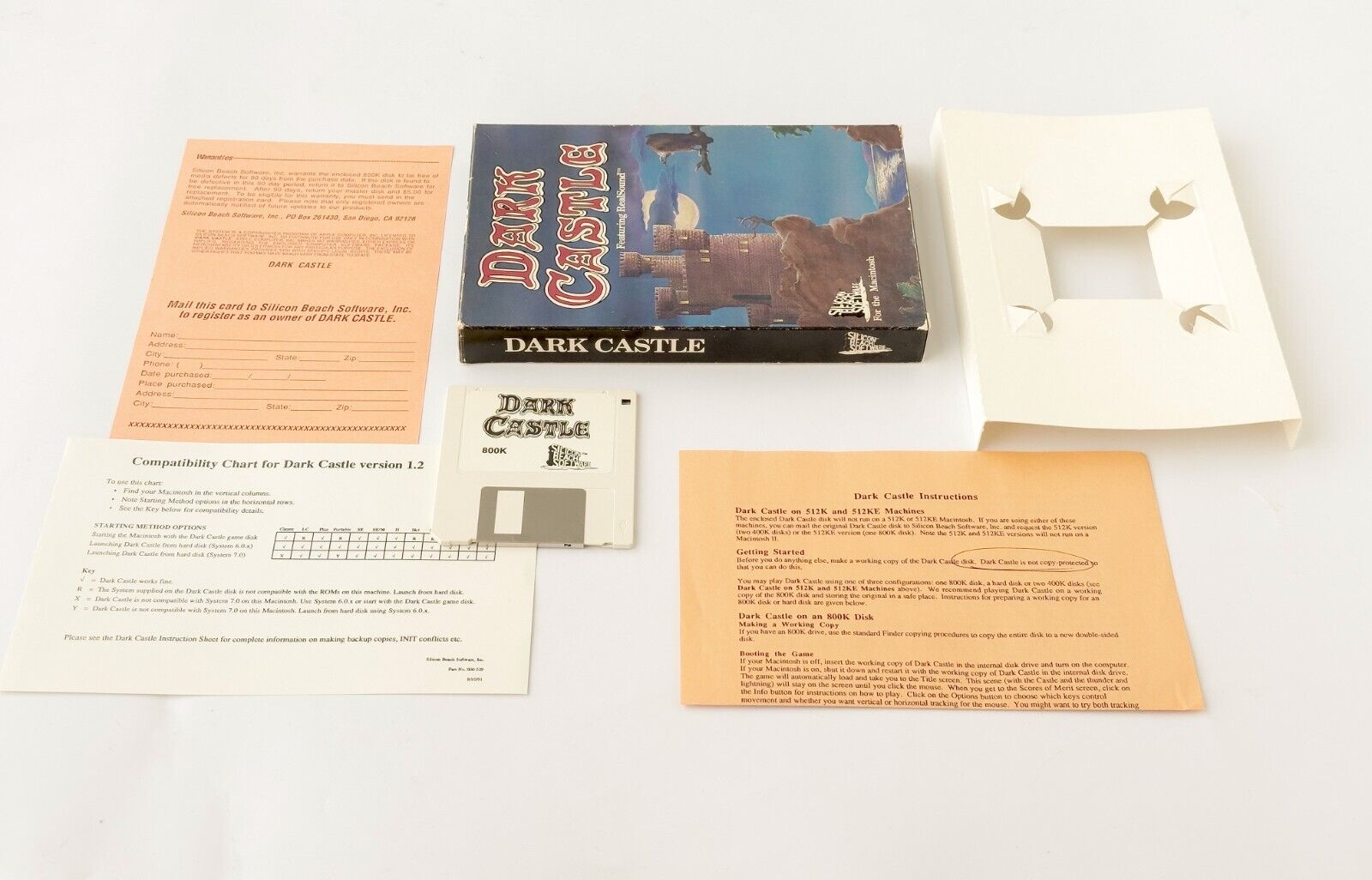 Dark Castle - Silicon Beach Software - 1986 / Macintosh