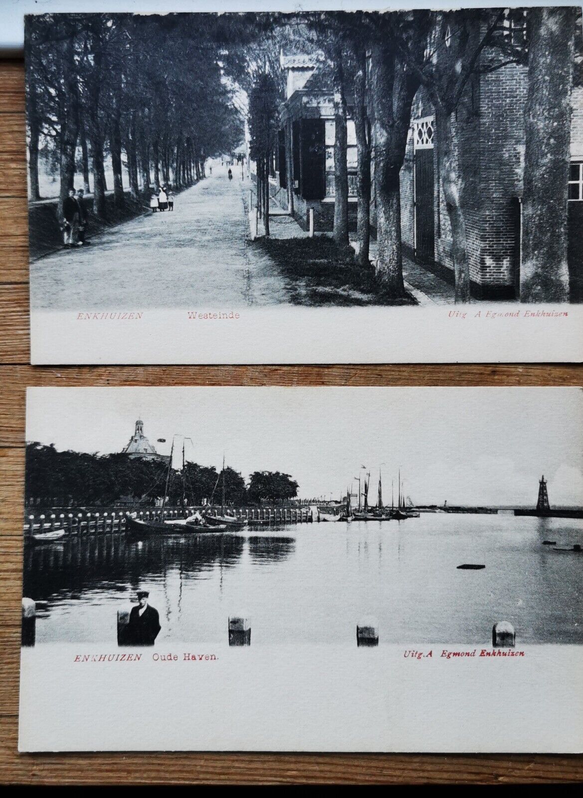 Two postcards from the Netherlands: Motif´s from Enkhuizen pok322