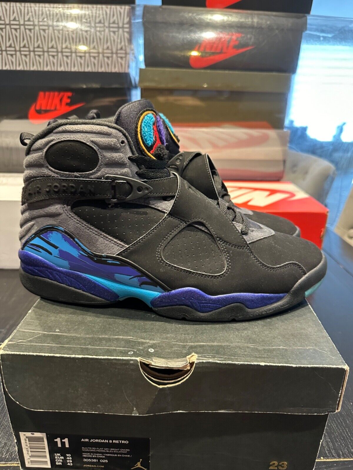 Size 11 - Jordan 8 Retro Aqua 2015