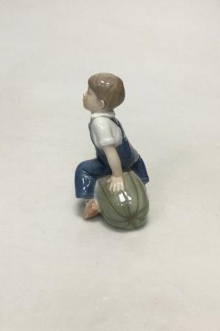 Royal Copenhagen Figurine Boy with Gourd No 4539/153