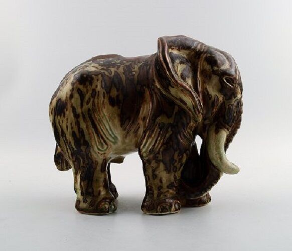 Rare Royal Copenhagen stoneware figure elephant