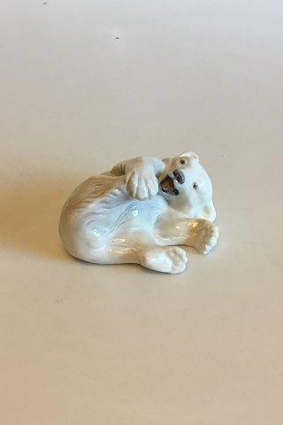 Royal Copenhagen Polar Bear Cub Figurine No 729