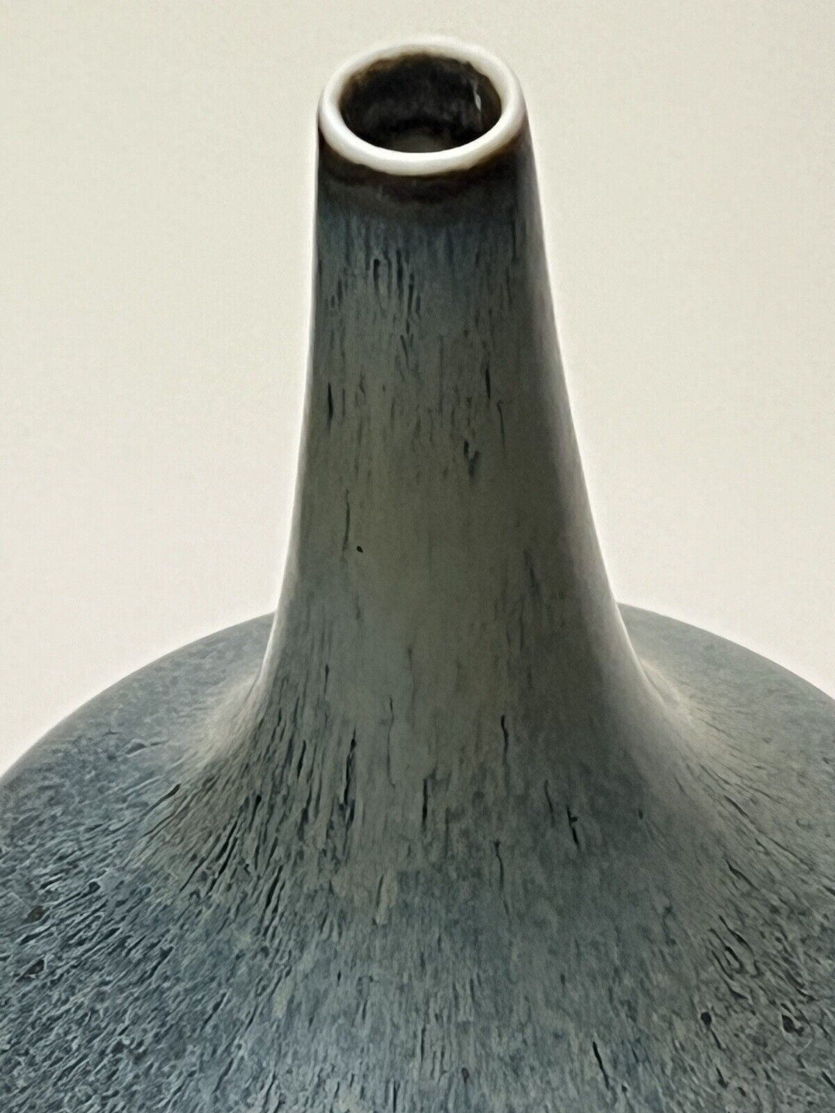 Gunnar Nylund Rörstrand Vase harpsichord glaze Blue-green ( Video 360 )