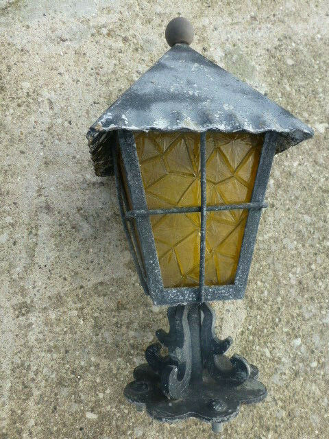 Wrought Iron Lamp for Mast