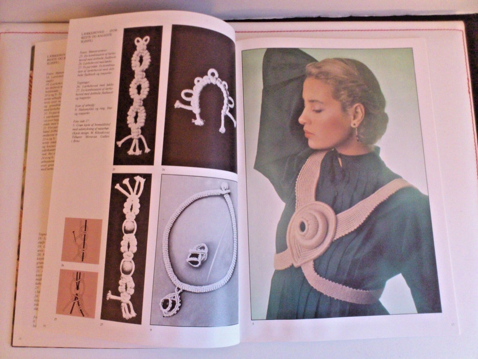 Danish Vintage book on the art of making MAKRAME Renata Madarova1990