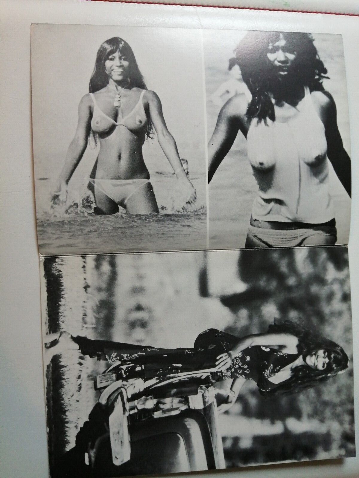 Vintage  English  model comp card from 1970s/1980sLUCIENNE4 pages