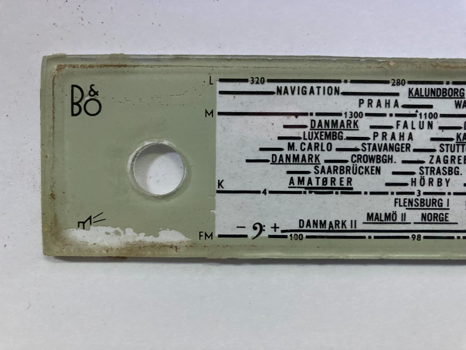 Vintage Bang  Olufsen Beolit 609 Radio Dial Scale Skala - 1960s Original Part