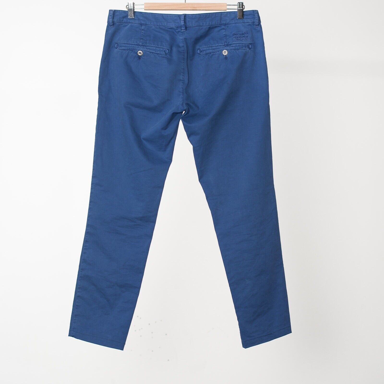 MASON'S Blue Flat Front Chinos 345/29