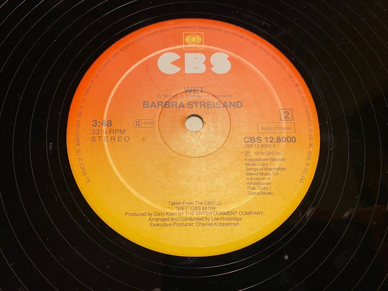 BARBRA STREISAND  DONNA SUMMER "NO MORE TEARS (ENOUGH IS ENOUGH)" 1979 DUTCH 12