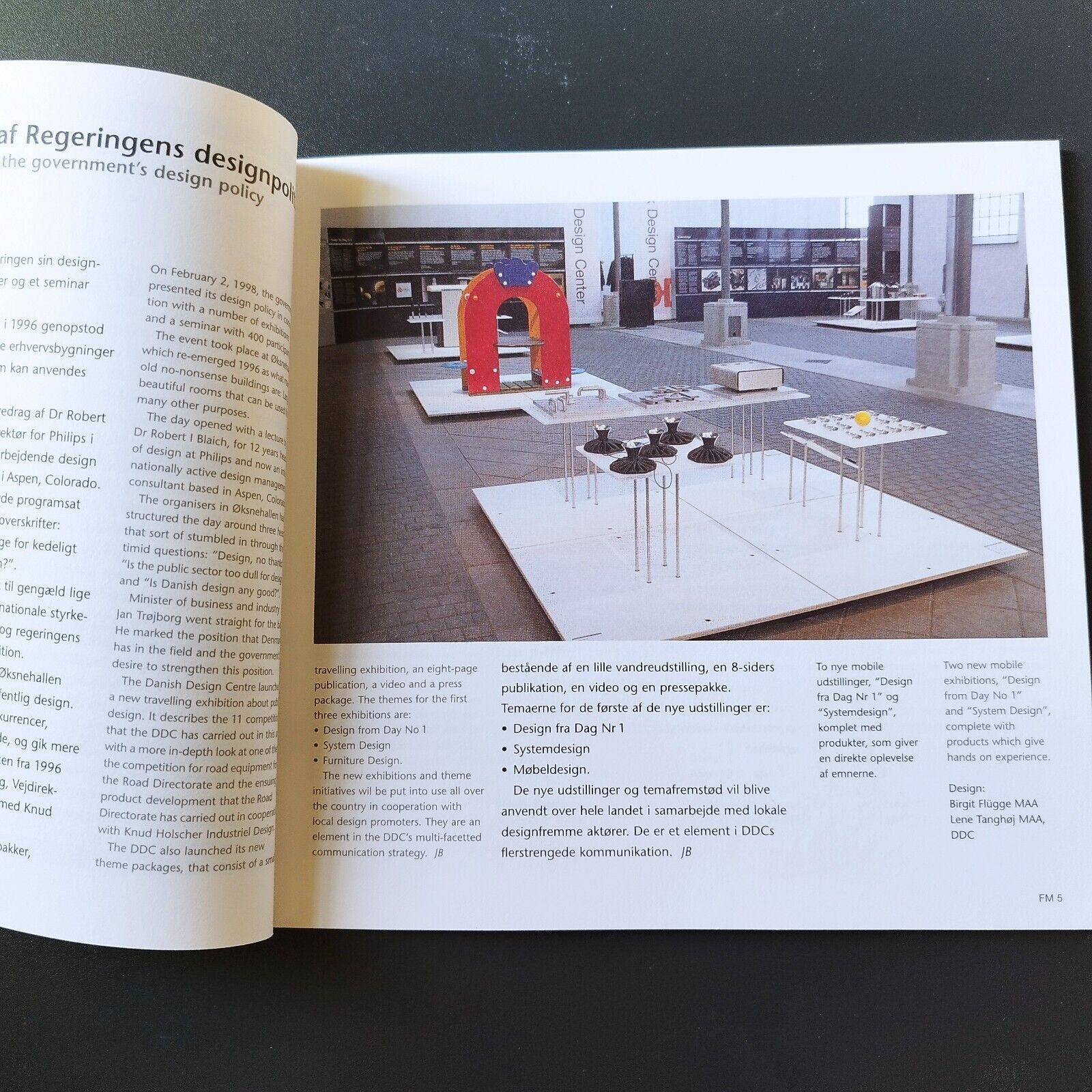 DESIGN DK The Danish Design Centre Magazine No 1:1998 Text in English /Danish