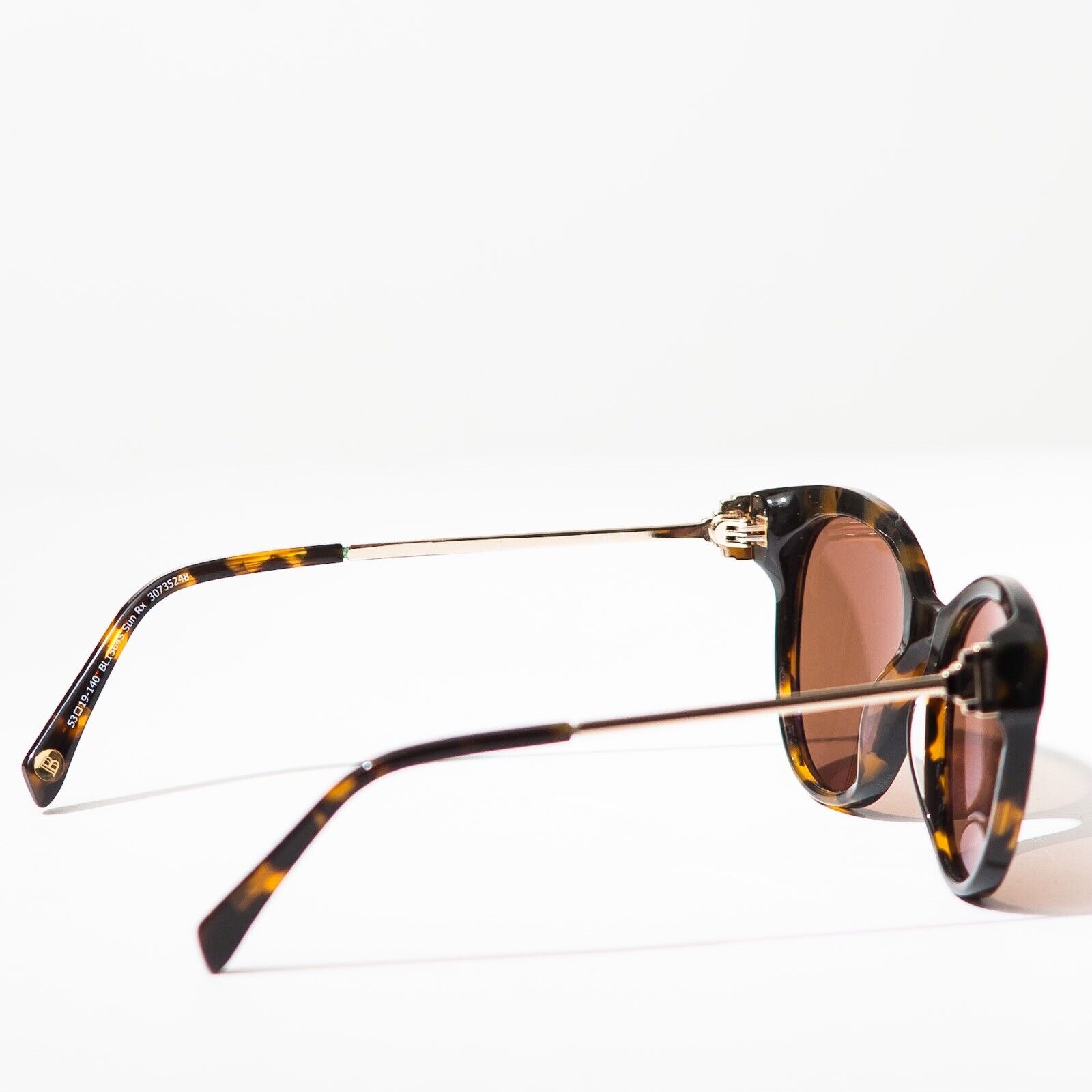 BALMAIN Brown Tortoise Sunglasses New Brown Lenses