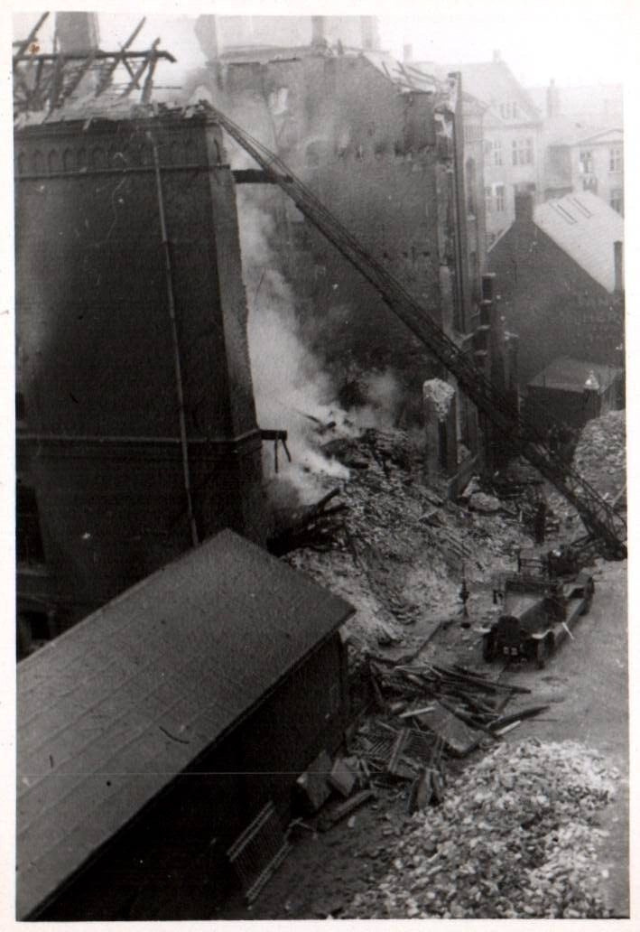 WWII Photo Sabotage + Daily Life Copenhagen Denmark Small Size 9x6cm World War 2