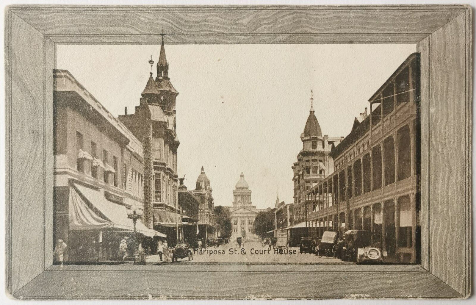 Vintage unused postcard: Mariposa St  Court House San Francisco  Pok1046