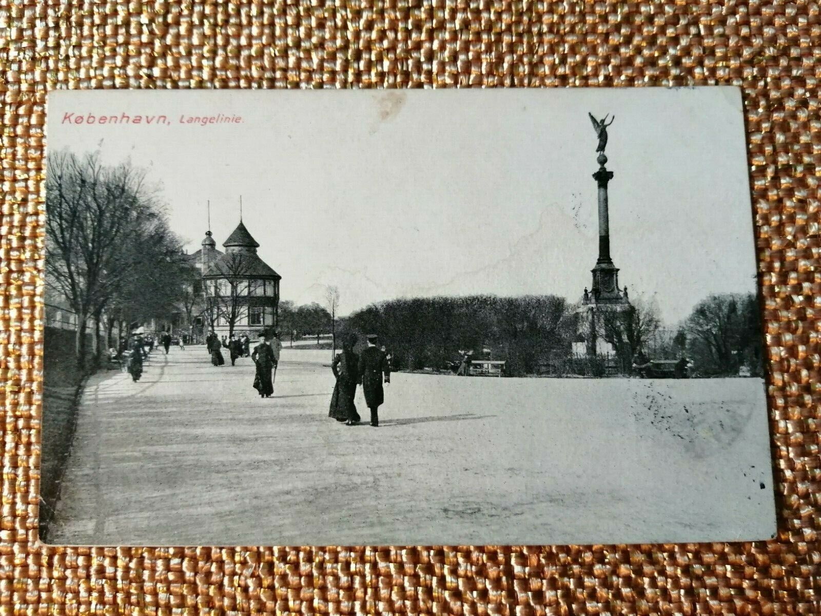 Vintage postcardDenmarkCopenhagenLangelinie Posted in 1912