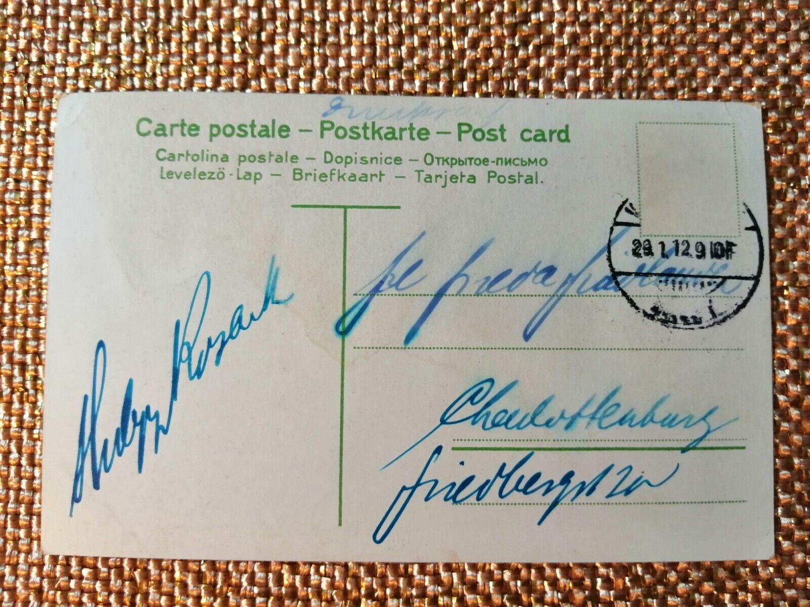 Vintage postcardDenmarkCopenhagenLangelinie Posted in 1912