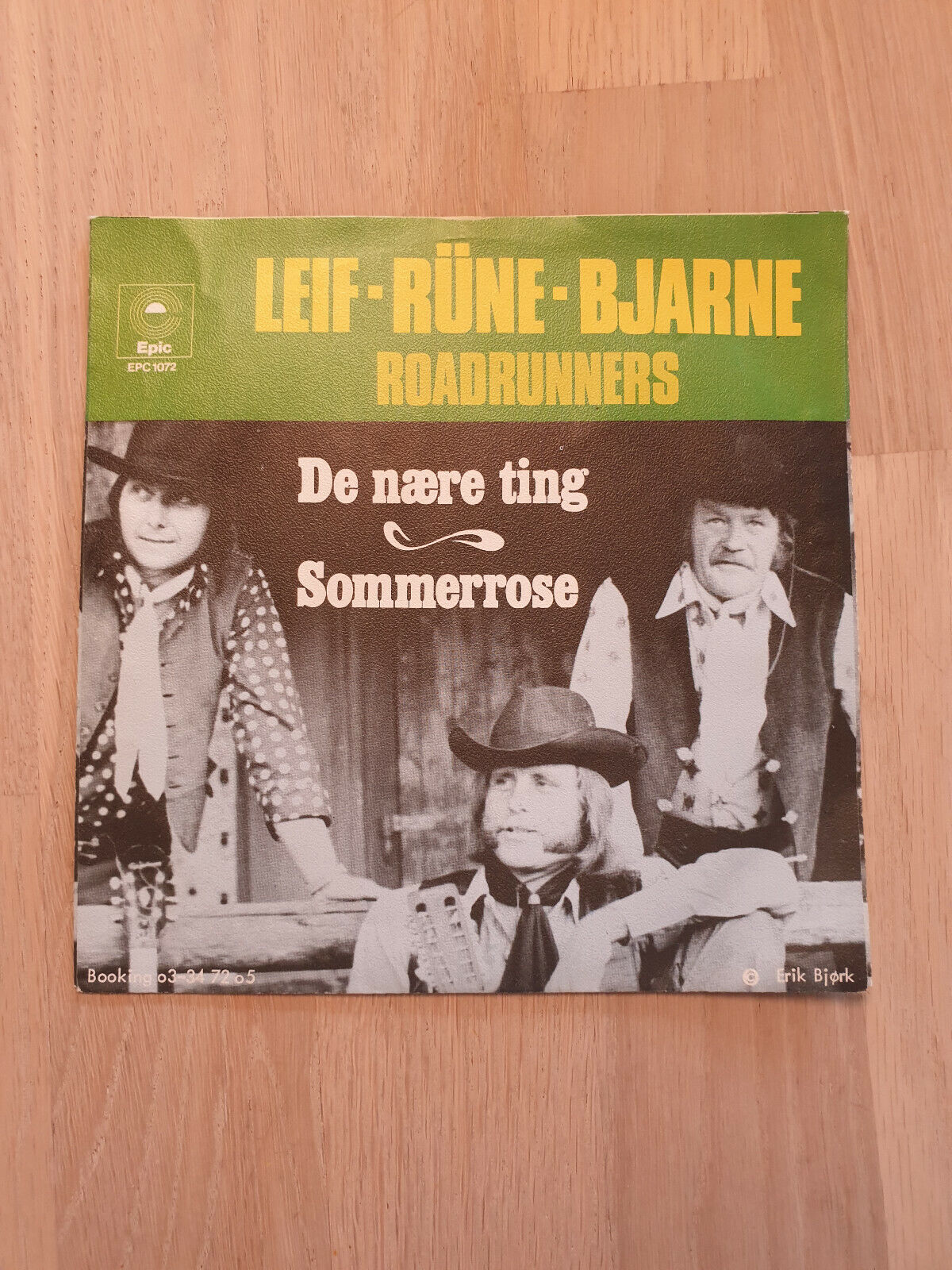 Leif-Rüne-Bjarne Roadrunners – De Nære Ting - 7" Vinyl 1972