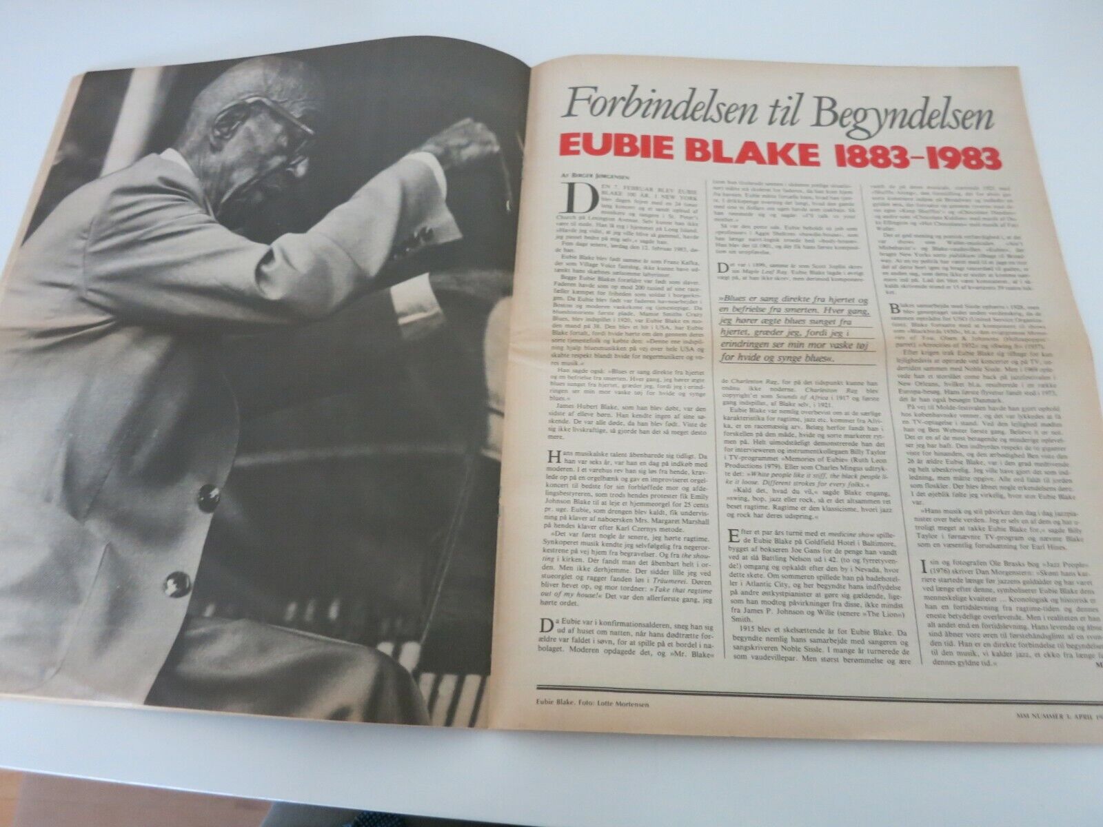 Magazine 1983 MIKKELBORG The Pirates ULF DAGEBY Thad Jones EUBIE BLAKE NA32