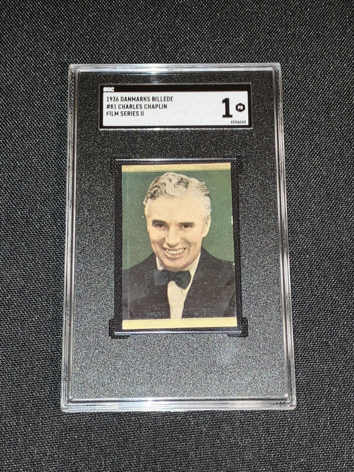 1936 HOLLYWOOD ACTOR CHARLES CHARLIE CHAPLIN RARE VINTAGE CARD MOVIE STARS SGC 1