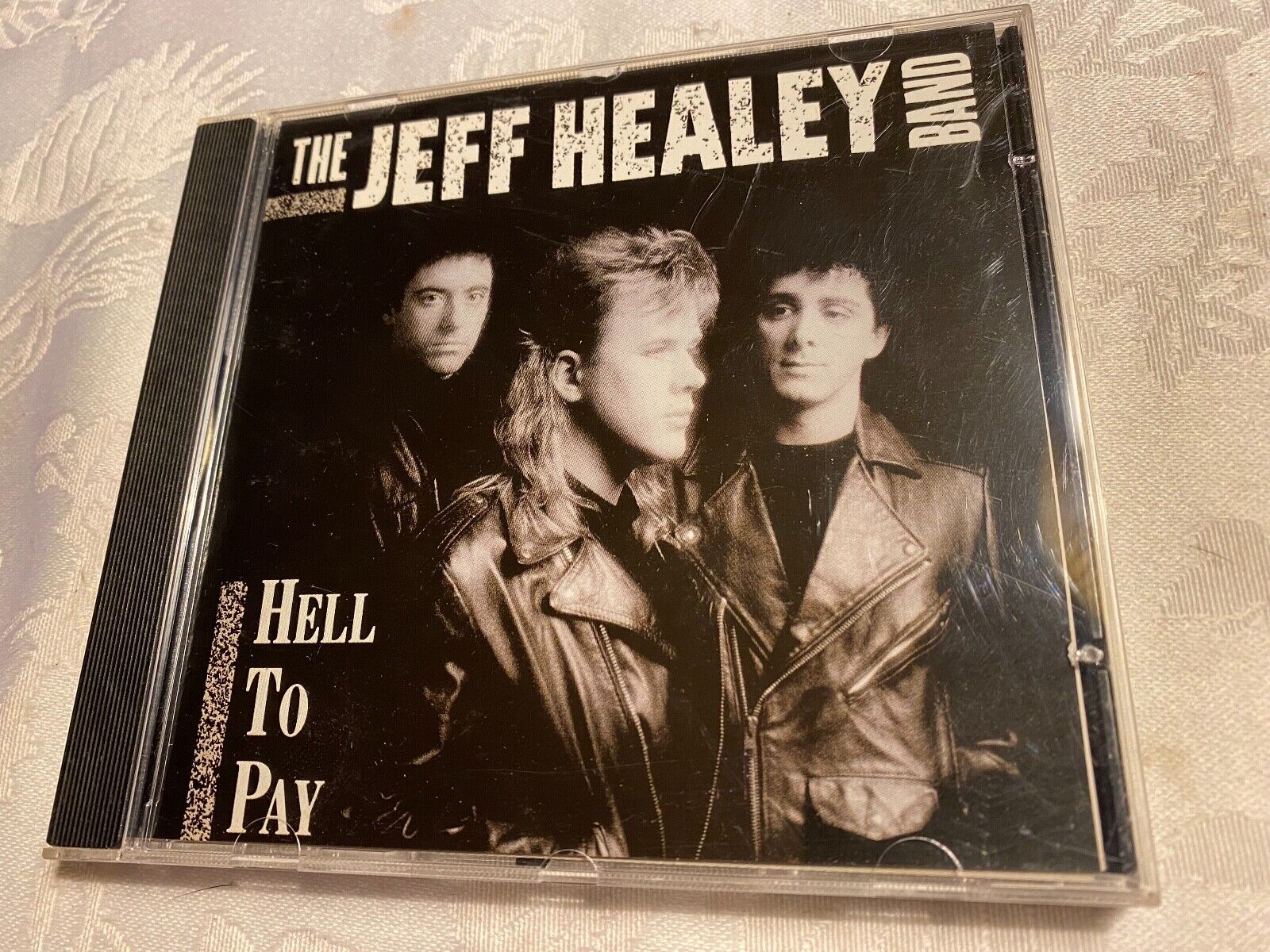 THE JEFF HEALEY BAND "HELL TO PAY" 1990 CDALBUM 11 TRACK ARISTA RECORDS 1 PRESS