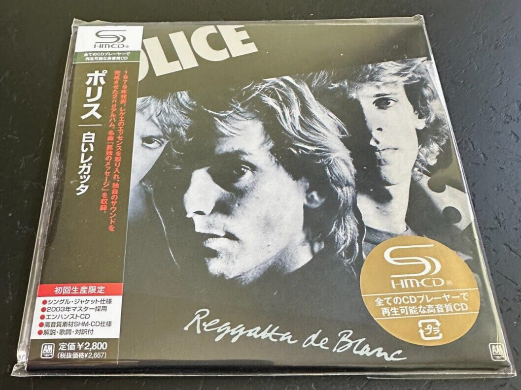 THE POLICE "REGATTA DE BLANC'' - MINI LP JAPAN SHM CD -