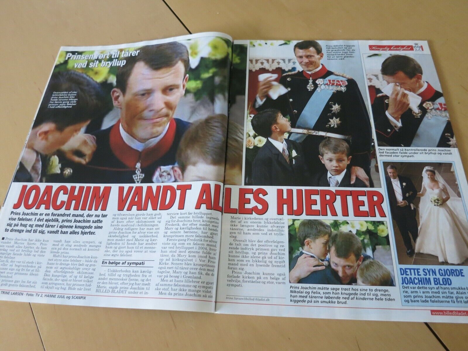 Princess MARIE Prince JOACHIM Royal WEDDING Denmark MARY FREDERIK Magazine BL13