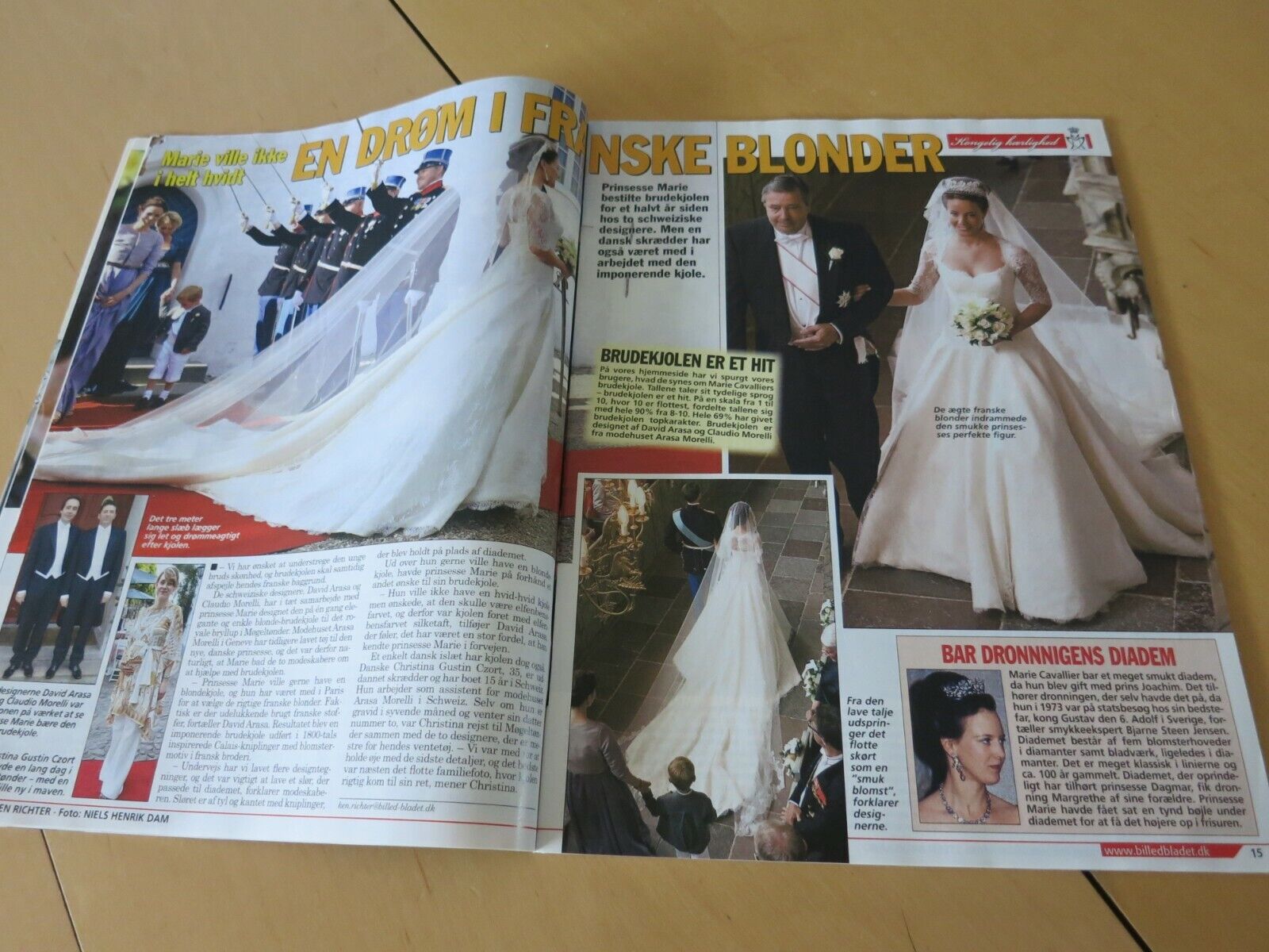 Princess MARIE Prince JOACHIM Royal WEDDING Denmark MARY FREDERIK Magazine BL13