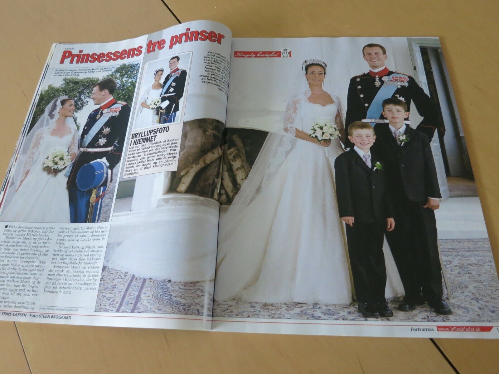 Princess MARIE Prince JOACHIM Royal WEDDING Denmark MARY FREDERIK Magazine BL13