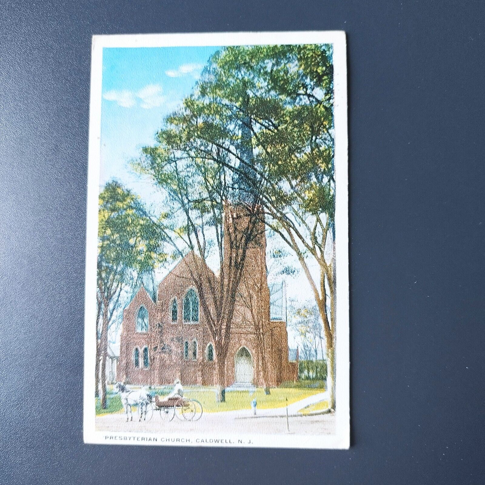 New Jersey Caldwell Presbyterian  Church Posted in 1920