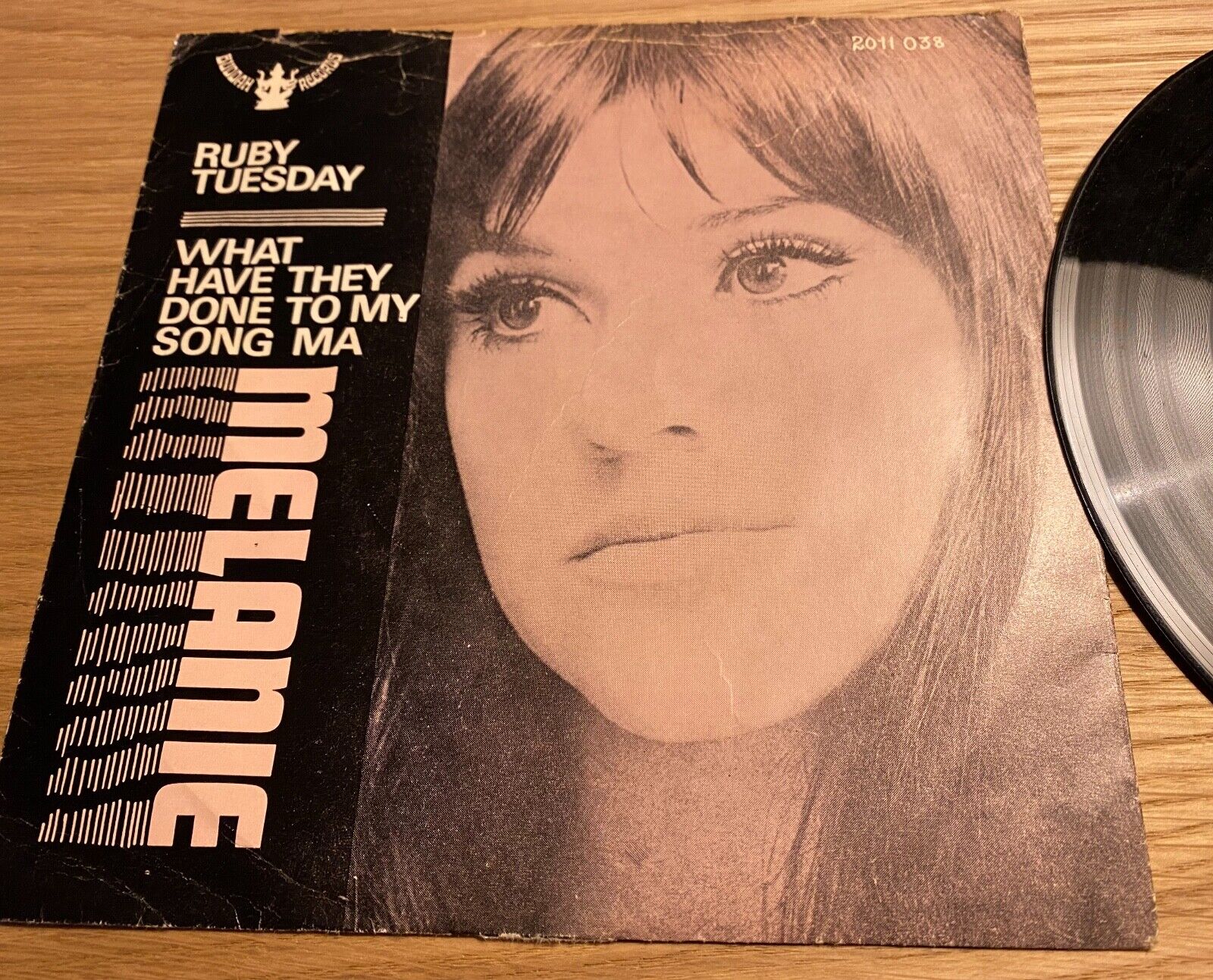 MELANIE "RUBY TUESDAY / WHAT HAVE THEY DONE TO MY SONG MA" BUDDAH RECORDS ST 45*