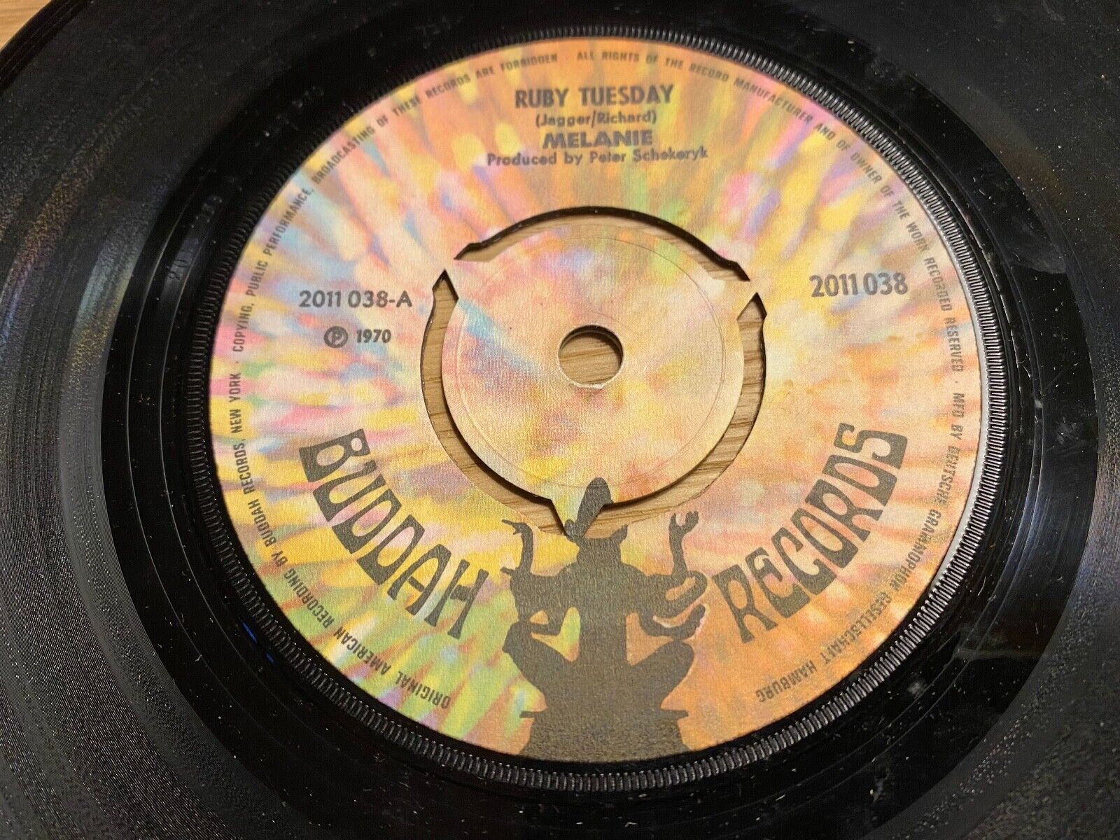 MELANIE "RUBY TUESDAY / WHAT HAVE THEY DONE TO MY SONG MA" BUDDAH RECORDS ST 45*