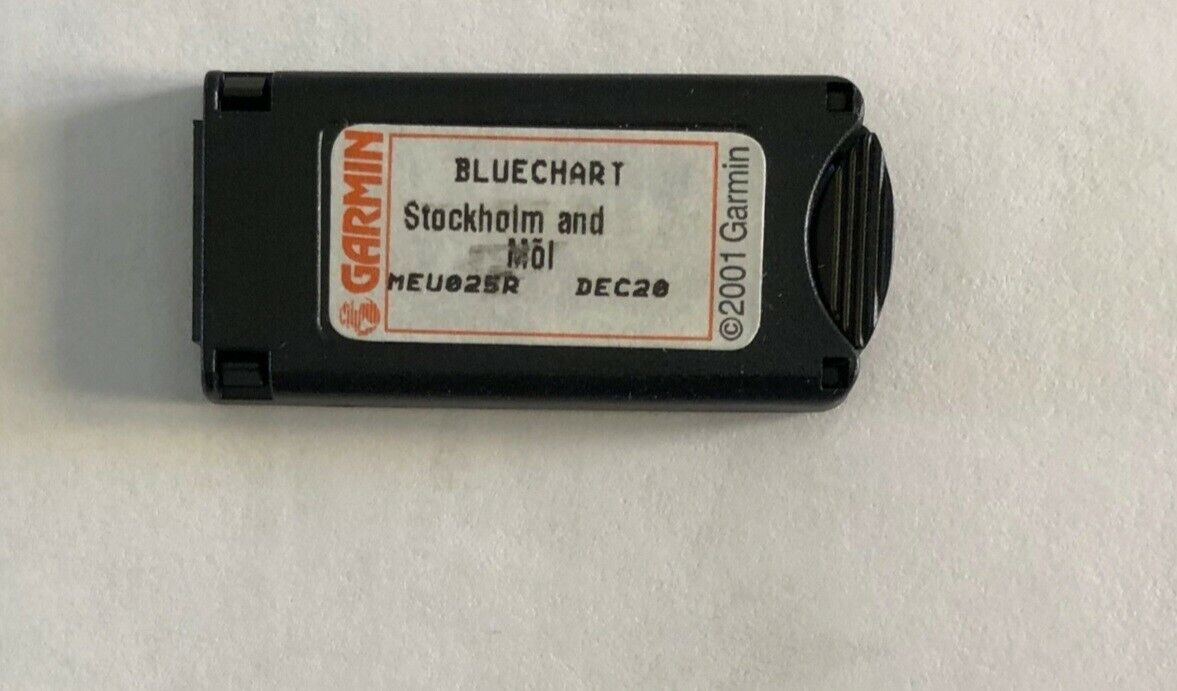 Garmin BlueChart Data Card - MEU025R Stockholm Malaren Sweden - OEM PERFECT