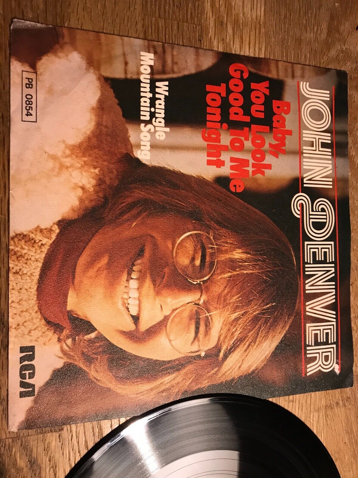 JOHN DENVER "BABY YOU LOOK GOOD TO ME TONIGHT" 1976 RCA VICTOR RECORDS GERMAN 7