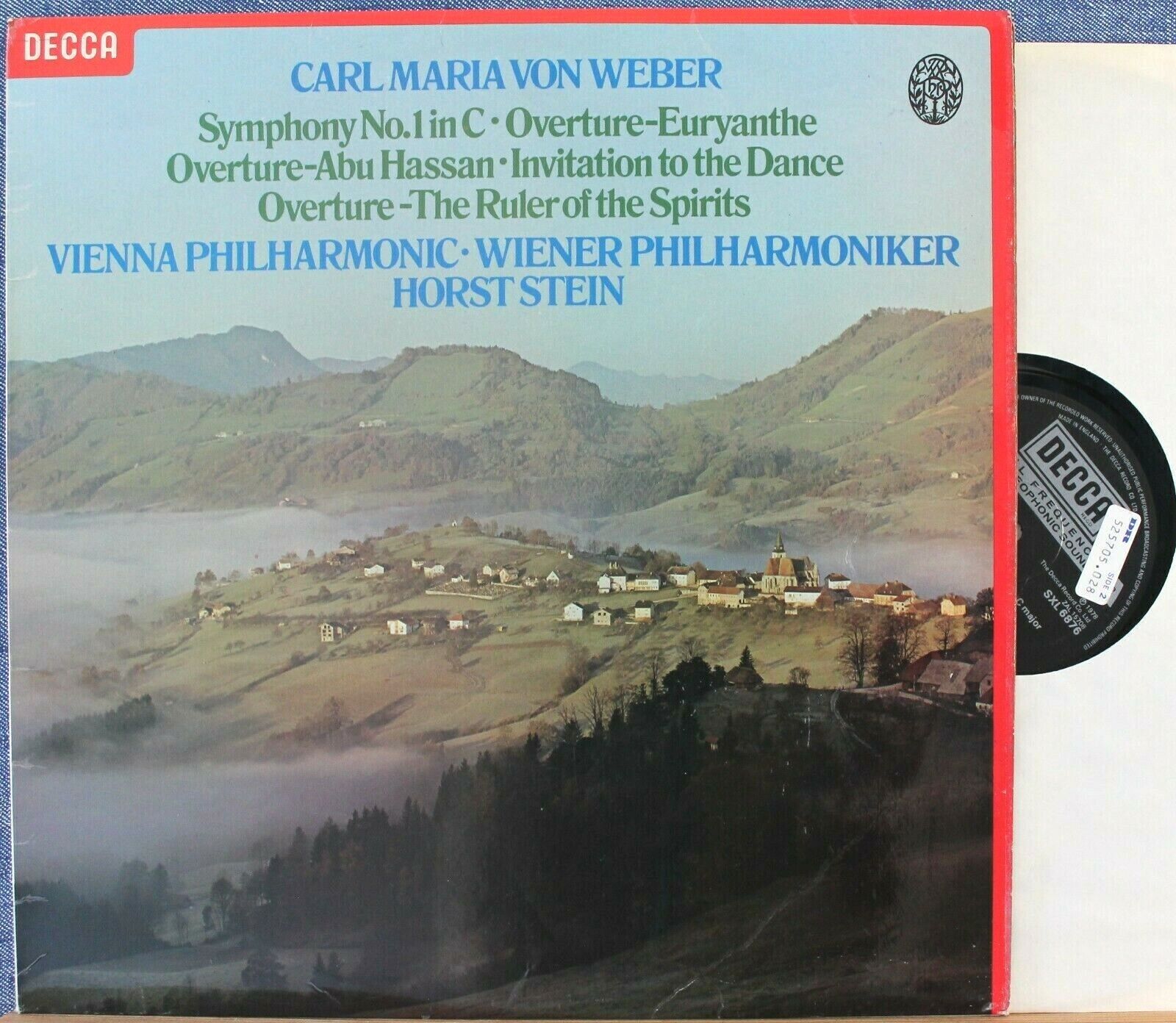 Stein Weber (Symphony 1; Overtures) Decca SXL 6876 NM(-)