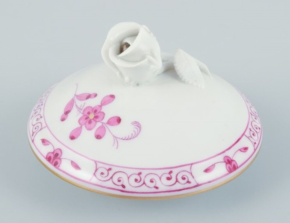 Meissen Germany  Pink Indian Porcelain mocha (demitasse) pot 1930s