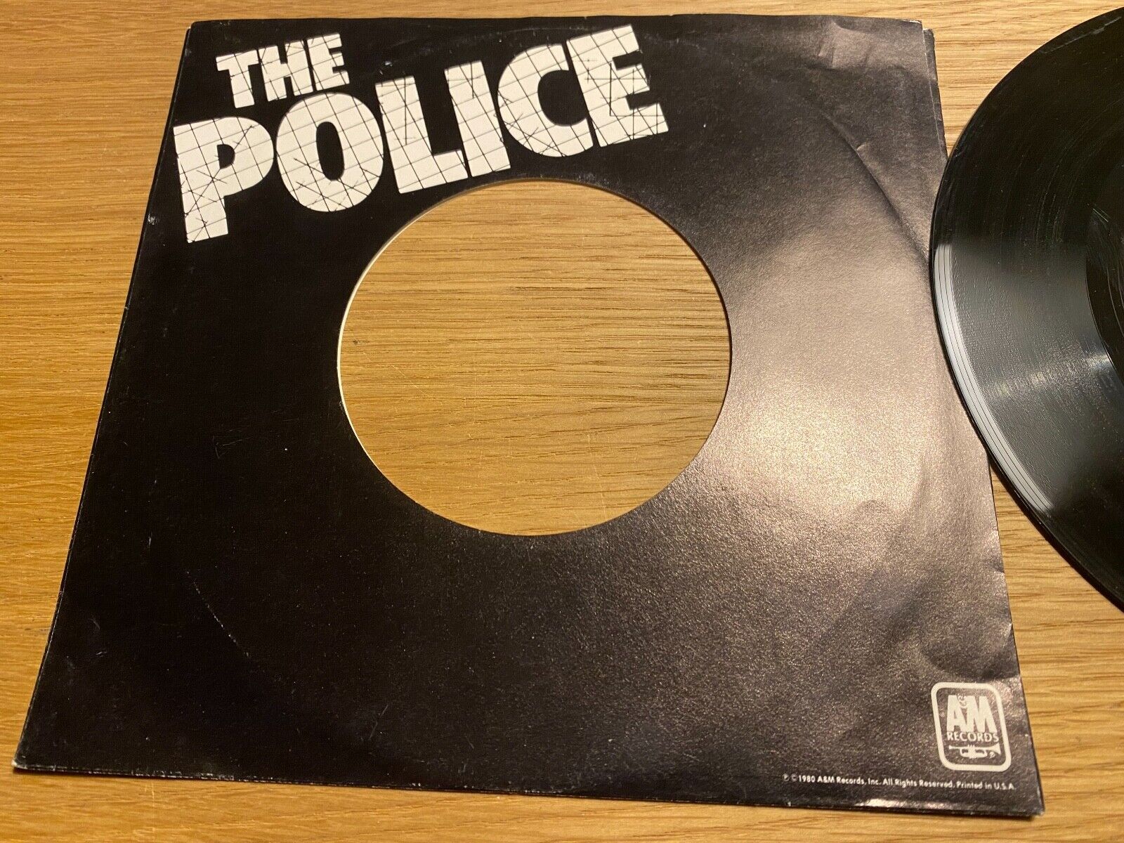 THE POLICE "DO DO DO DE DA DA DA / FRIENDS" US PRESS 1980 7" VINYL SINGLE AM