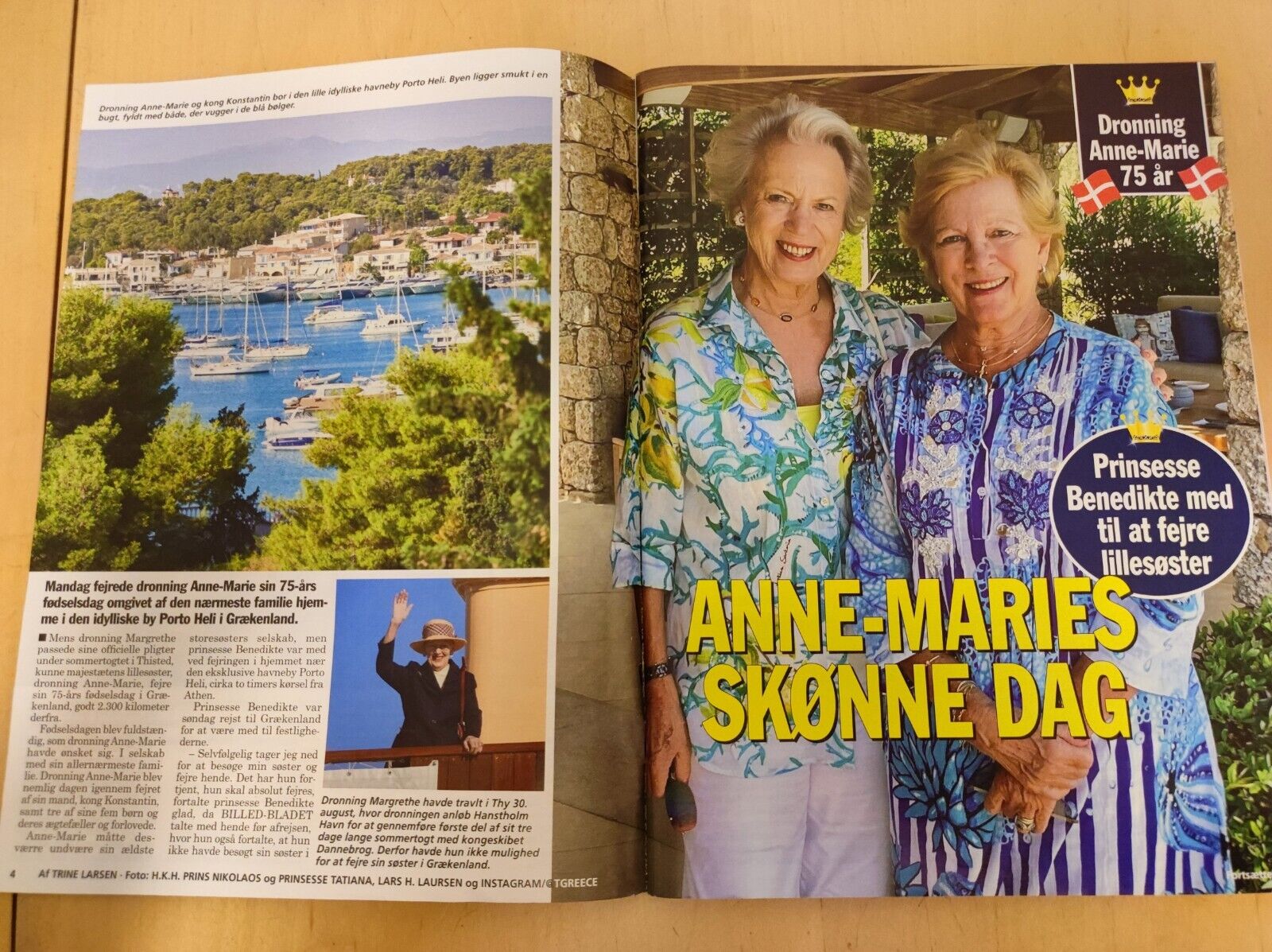 QUEEN ANNE-MARIE Benedikte MARGRETHE Nikolai MARY Joan Collins Royal Magazin AB5