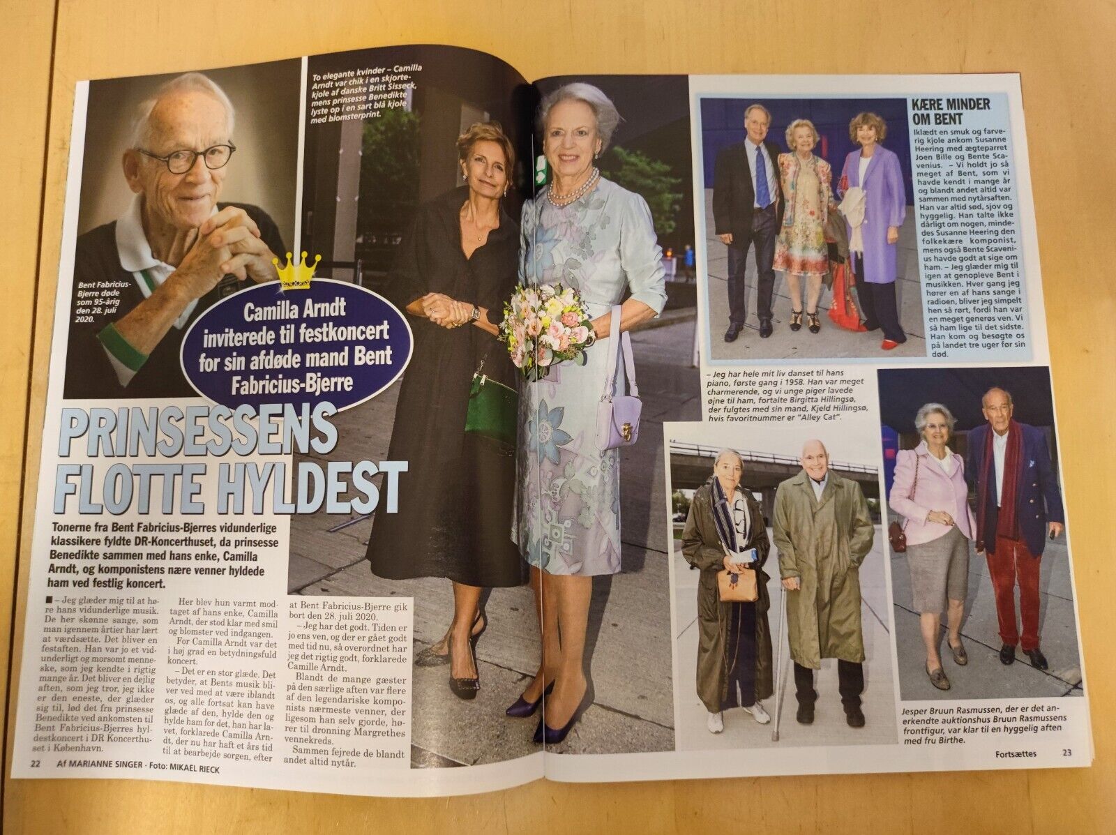 QUEEN ANNE-MARIE Benedikte MARGRETHE Nikolai MARY Joan Collins Royal Magazin AB5